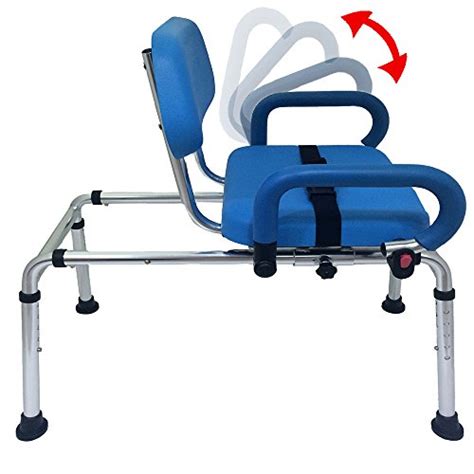 It comes with a professional. Carousel Premium Padded Sliding Bath and Shower Chair with ...