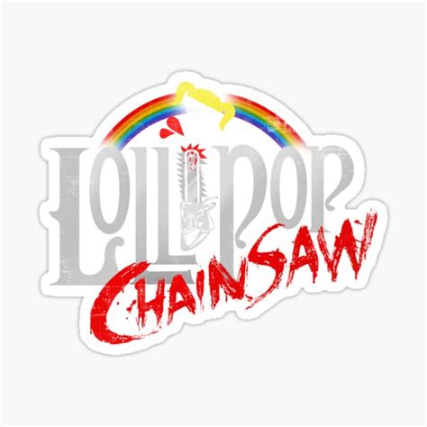 Lollipop Chainsaw Sticker For Sale By Paritysuck Redbubble