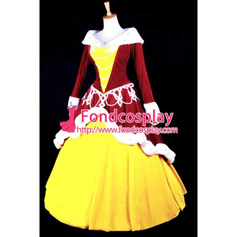 Us 15800 Grimms Fairy Tales Belle Princess Dress Cosplay Christmas