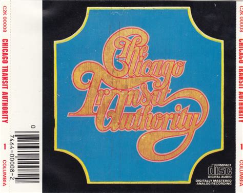 Chicago Transit Authority Chicago Transit Authority 1985 Cd Discogs