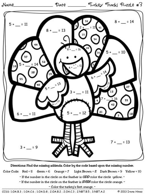 You get 8 different sets with this bundle to use for review, math cen. Thanksgiving Coloring Sheets 5th Grade Coloring Pages