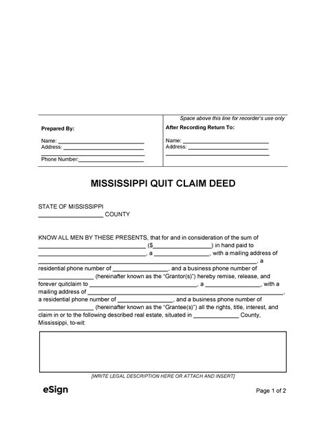 Free 7 Sample Quit Claim Deed Forms In Ms Word Pdf