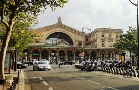 gare de paris est train station paris france blast
