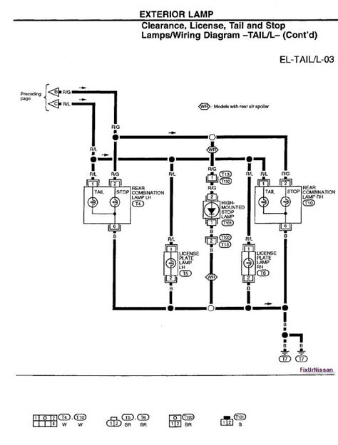 Provides circuit diagrams showing the circuit by pressing the brake pedal, the current flowing to terminal 8 of the light failure sensor keeps the. 96 altima brake lights staying on, brake pedal grommet was missing,so I replaced it, Replaced ...