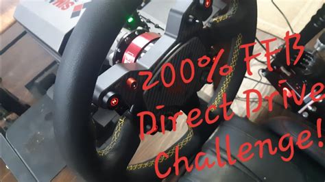 Max FFB Challenge Simagic M10 Direct Drive Wheel Drift Testing