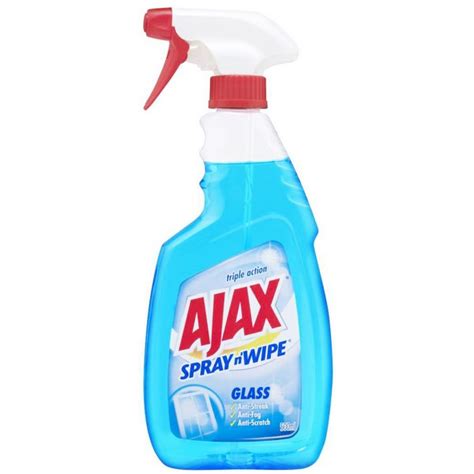 Ajax Spray N Wipe Glass Cleaner 500ml Officemax Nz