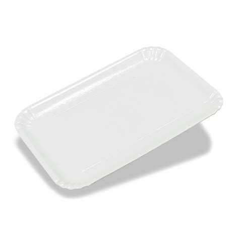 Personalized White Cardboard Trays For Pastries Neutral