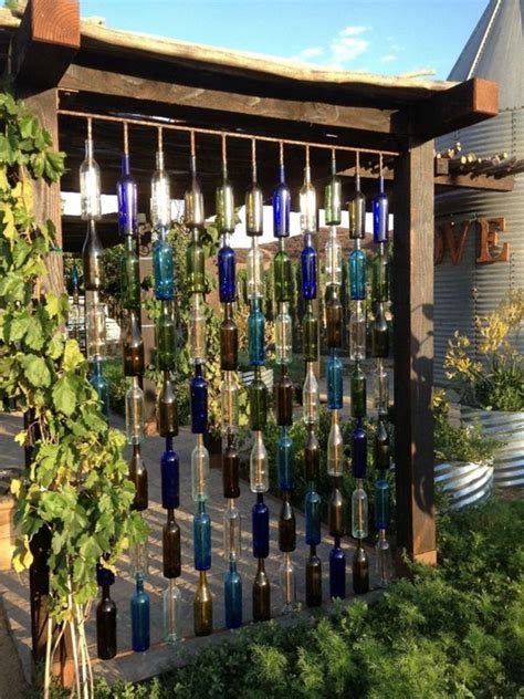 10 Beautiful Diy Garden Decorating Ideas On A Budget Wine Bottle