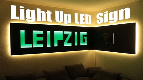 How To Make A Huge Light Up Led Sign Youtube