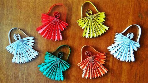 How take a minute and make the paper wings. How to Make Paper Angel | DIY Christmas Ornaments | Diwali ...
