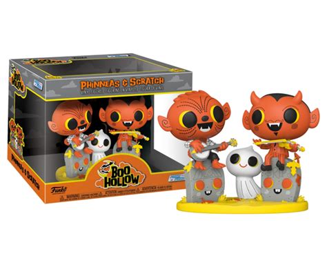 Funko Pop Paka Paka Boo Hollow Phinneas And Scratch Graveyard Deluxe