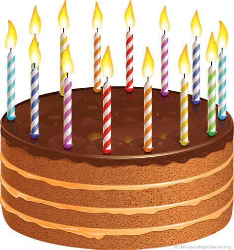 Birthday Cake With Candles Png Clip Art Library