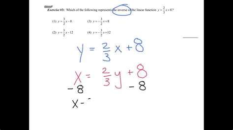 Modular multiplicative inverse using extended euclid's algorithm. Inverse of linear functions - YouTube