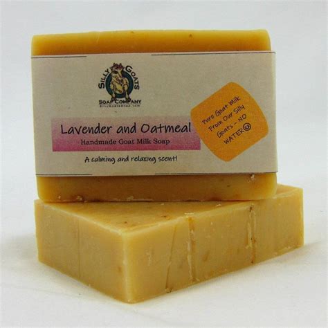 The beekman 1802 goat milk bar soap in vanilla absolute ($18) comes in a chic packaging and is safe for sensitive skin. SILLY GOATS SOAP COMPANY 5 oz. Lavender & Oatmeal ...