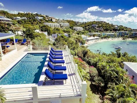 luxury st thomas vacation villa with private beach access