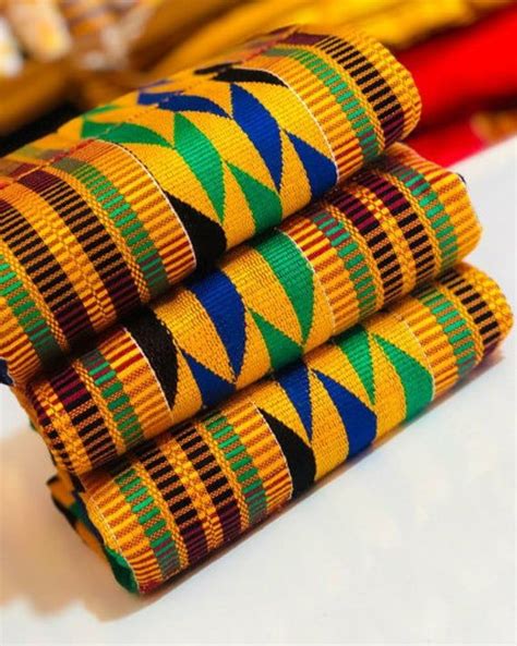 4 6 And 12 Yards Ghana Kente Cloth Original Kente Fabric Traditional