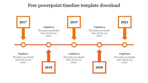 Get The Best And Free Powerpoint Timeline Template Download