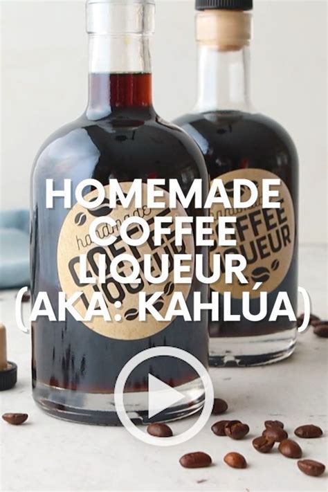 Homemade Coffee Liqueur Recipe Aka Kahlúa Wholefully Video