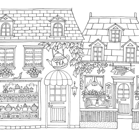 20 Cottage Coloring Book Pages Free Printable Coloring Pages