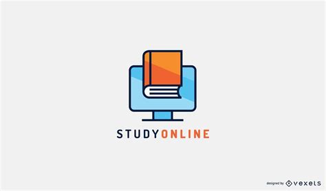 Study Online Logo Template Vector Download