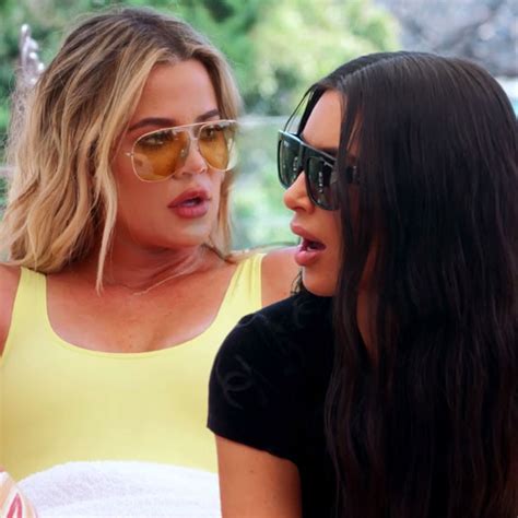 Kim And Khloe Get Into An Ugly Fight On Vacation Shut The F K Up E Online Ca
