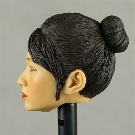 Kumik 1 6 Scale Female Head Sculpt Min Jun With Sculpted Hairpiece K004B