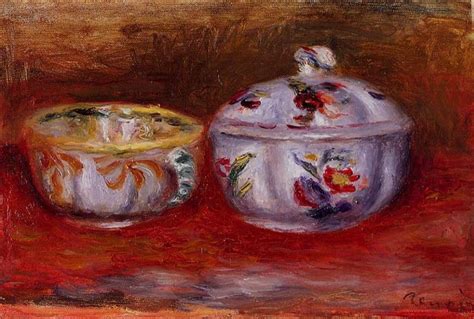 Still Life With Fruit Bowl Pierre Auguste Renoir