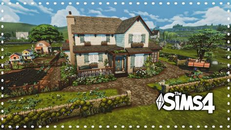 Dream Farmhouse Speed Build The Sims 4 Youtube