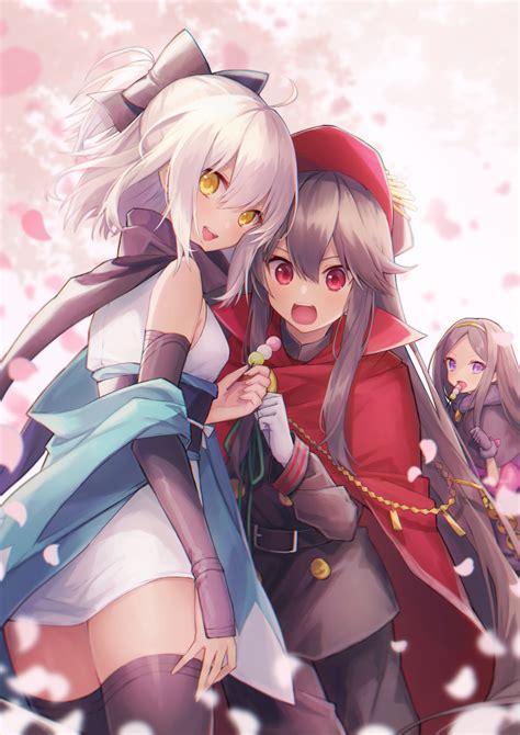 Okita Souji Okita Souji Oda Nobunaga Oda Nobunaga And Chacha Fate And More Drawn By