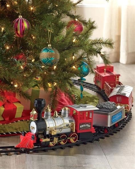 Pin By Katelynn Budge On Christmas Everything Christmas Train Set