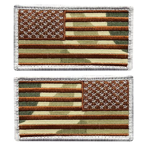 American Flag Patch Bundle Embroidered Hook Camo Miltacusa