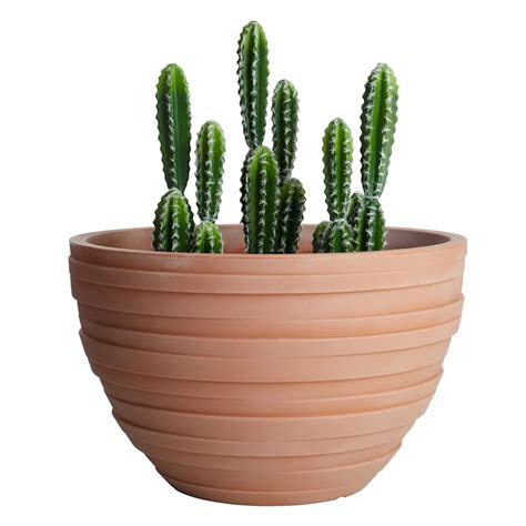 Terracotta Stacked Bowl Outdoor Planter 24