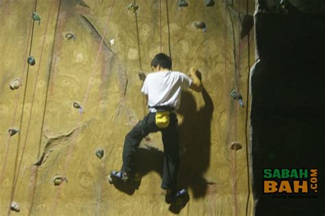 The experience at the facility can be challenging. Sabah Indoor Climbing Centre - Sabah Tourism Information