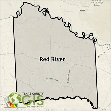 Red River County Shapefile And Property Data Texas County Gis Data