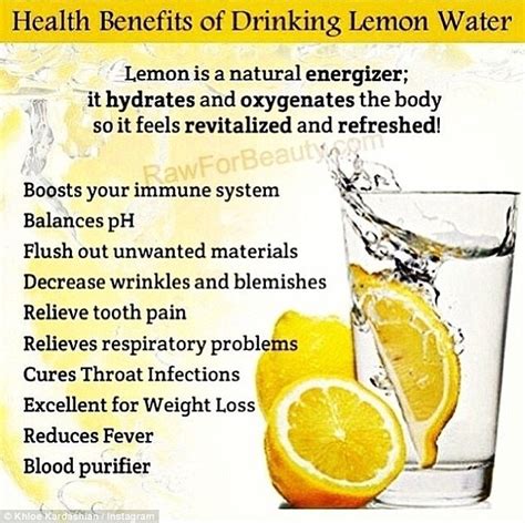 It's a great choice for dieters as it adds a great flavor to the water and makes you feel fuller. Amazing Health Benefits Of drinking Lemon Water ...