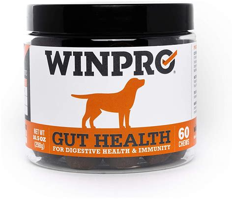 Buy Winpro All Natural Gut Health For Dogs 60 Chews Plasma Powered