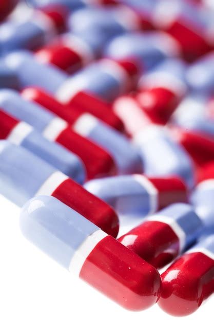 Premium Photo Red And Blue Tablets Texture