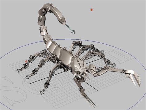 Mechanical Scorpion 3d Model Maya Files Free Download Modeling 40667