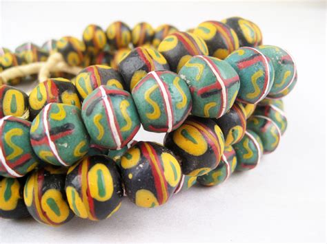 African King Beads From Ghana By African Trade Beads African Jewelry Ethnic