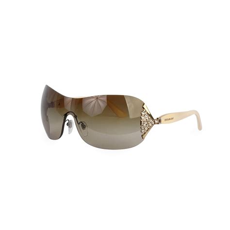 Bvlgari Crystal Sunglasses 6061b Pearl Luxity