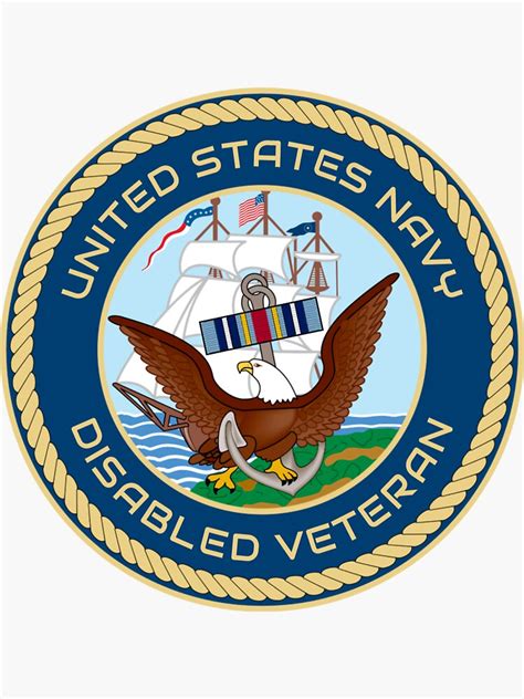 Navy Veteran Logo Sticker For Sale By Ds Designs 1 Redbubble