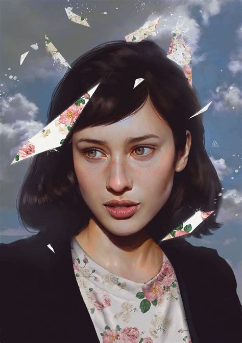These Dreamy Illustrations Will Take You To Another Better Place Digital Arts Portrait
