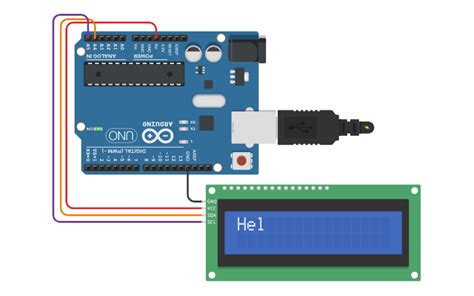 Circuit Design Lcd Display With I2c Hello World Tinkercad