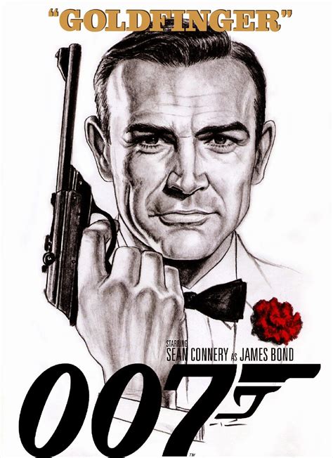 Goldfinger Artwork By Patricio Carbajal James Bond James Bond Movie