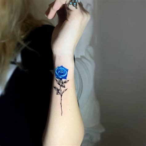 81 Beautiful Blue Rose Tattoo Ideas 2024 Inspiration Guide