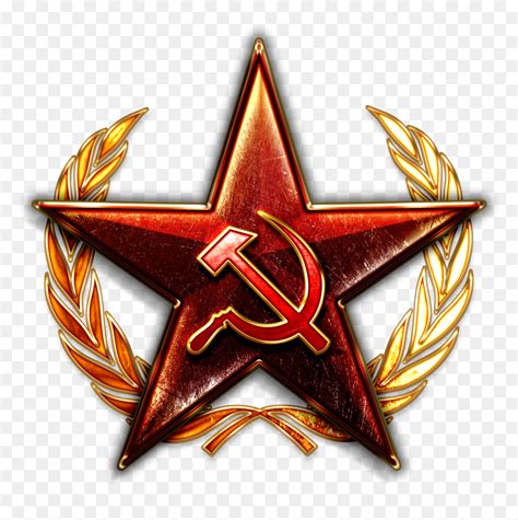 Russia And The Soviet Union Transparent Hammer And Sickle Red Star