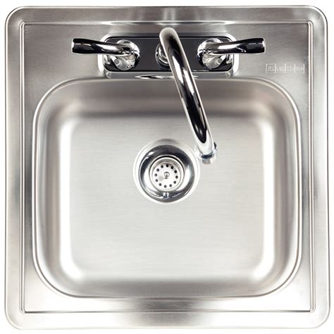 Kindred Essential Satin 1 Hole Stainless Steel Drop In Commercial