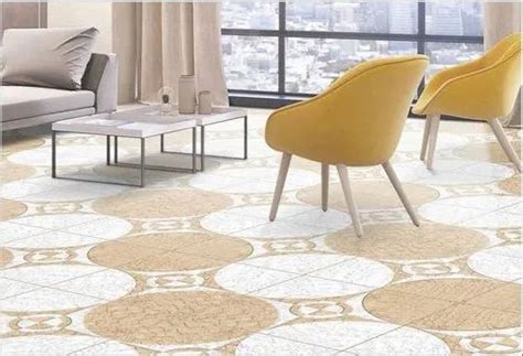 Ceramic 396 X 396mm Satin Series Vitrified Floor Tiles Thickness 8 Mm
