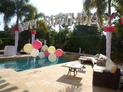 20 beautiful backyard decorations for perfect summer party pool birthday party backyard