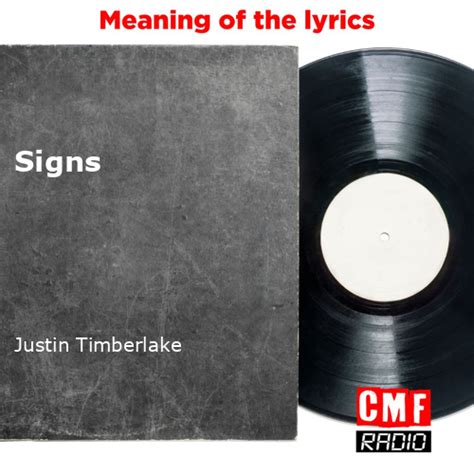 the story of a song signs justin timberlake